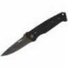 Timberline Knives - Black Standard Edge Medium Vallotton Assisted Opening Signature LInerlock Knife With Black G-10 Handles: Model Tm-1223. 3 1/2" Closed Assisted Opening lInerlock. AUS-8 Stainless Bl...
